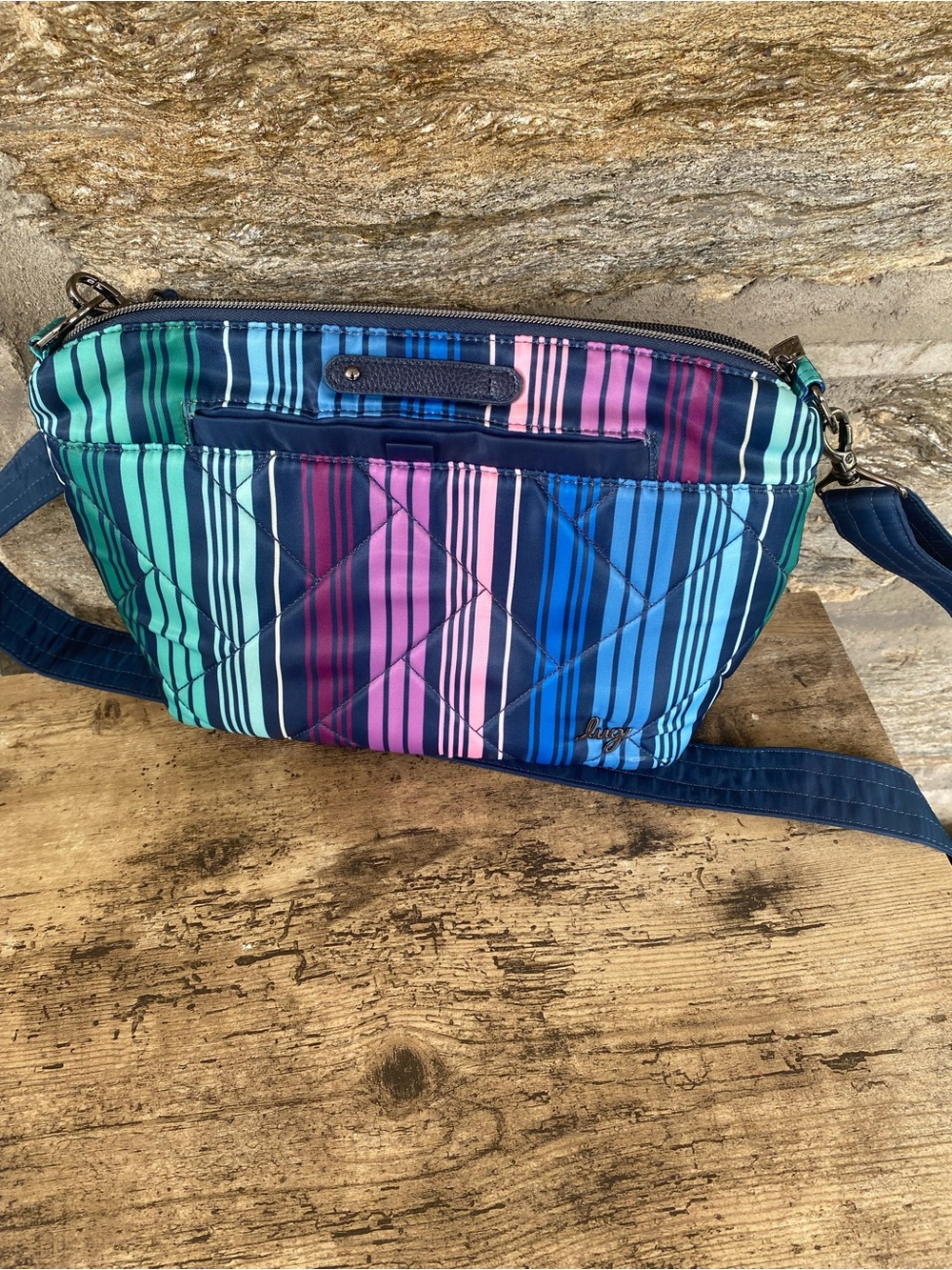 Lug Flare crossbody purse